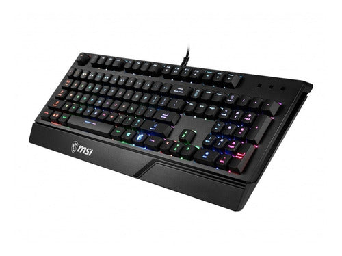 Teclado Gamer Msi Ergonómico Vigor Gk20 - teclado alto