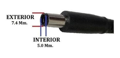 Cargador Para Notebook Hp 18.5v / 3.5a / 7.4x5mm Pin Central - compatible notebook