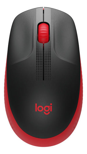 Mouse Logitech  M190 Rojo Usb - logitech diseña