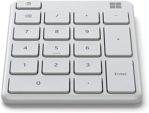 Teclado Inalambrico Numerico Microsoft Bluetooth Blanco - teclado microsoft
