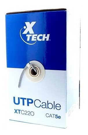 Cable De Red Utp Cat5e 24 Awg Caja De 305 Mts Xtech - tipo cable