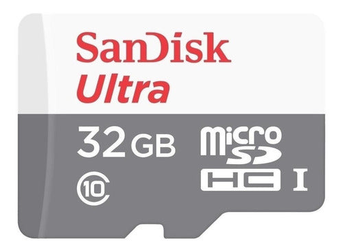Tarjeta De Memoria Micro SD 32GB Sandisk Ultra Con Adaptador - tarjeta memoria