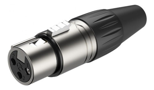 Conector Para Micrófono XLR Hembra - número pines