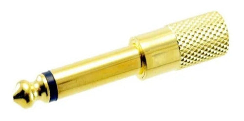 Adaptador Plug 3.5mm Hembra A 6.5mm Macho / Mono - producto adaptador