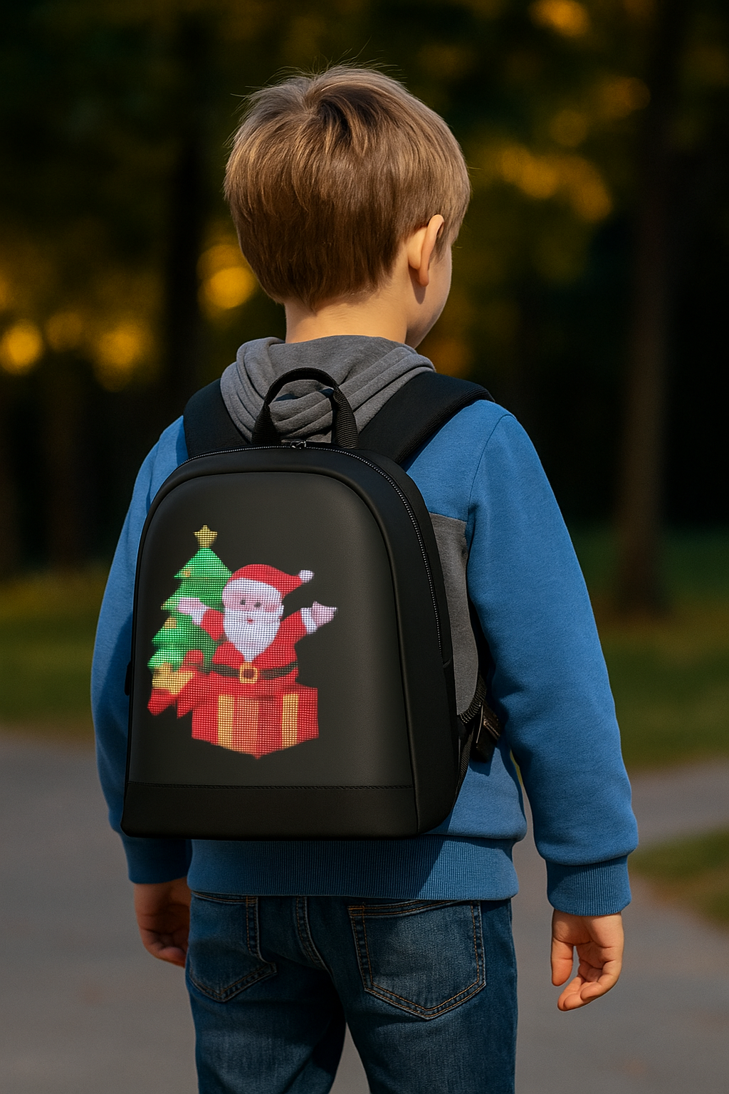 Mochila Con pantalla LED Interactiva desde APP 26×11×30 cm