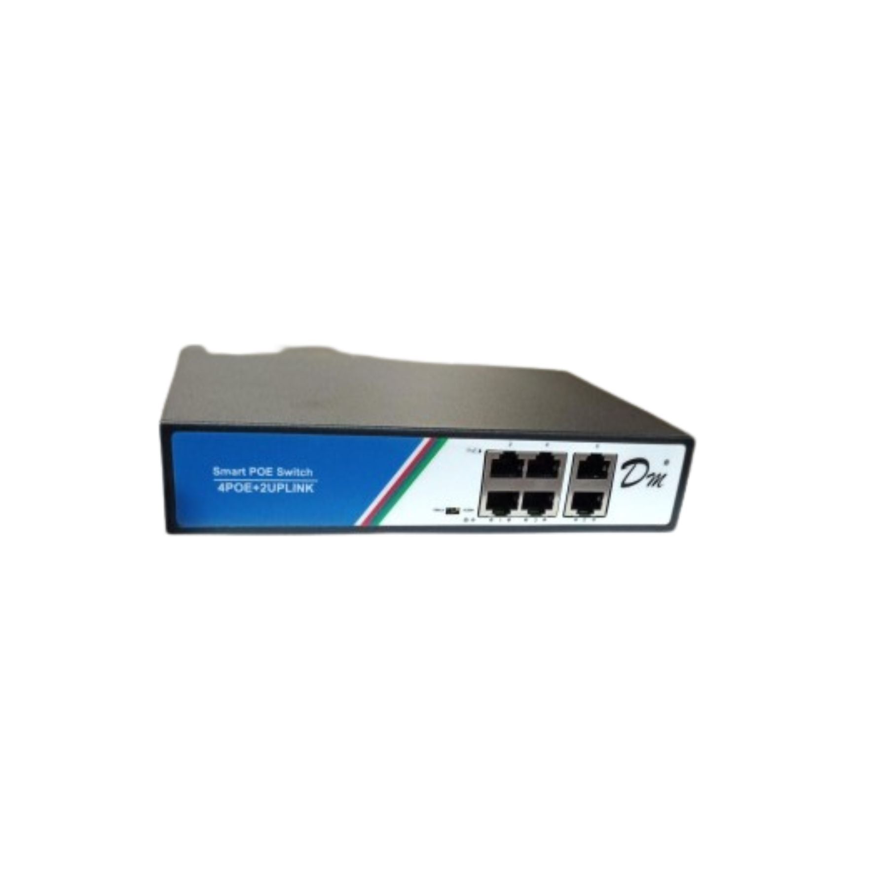 Imagen de Switch 6 Puertos 4 PoE + 2 Puertos 100Mbps Cable Dispositivos