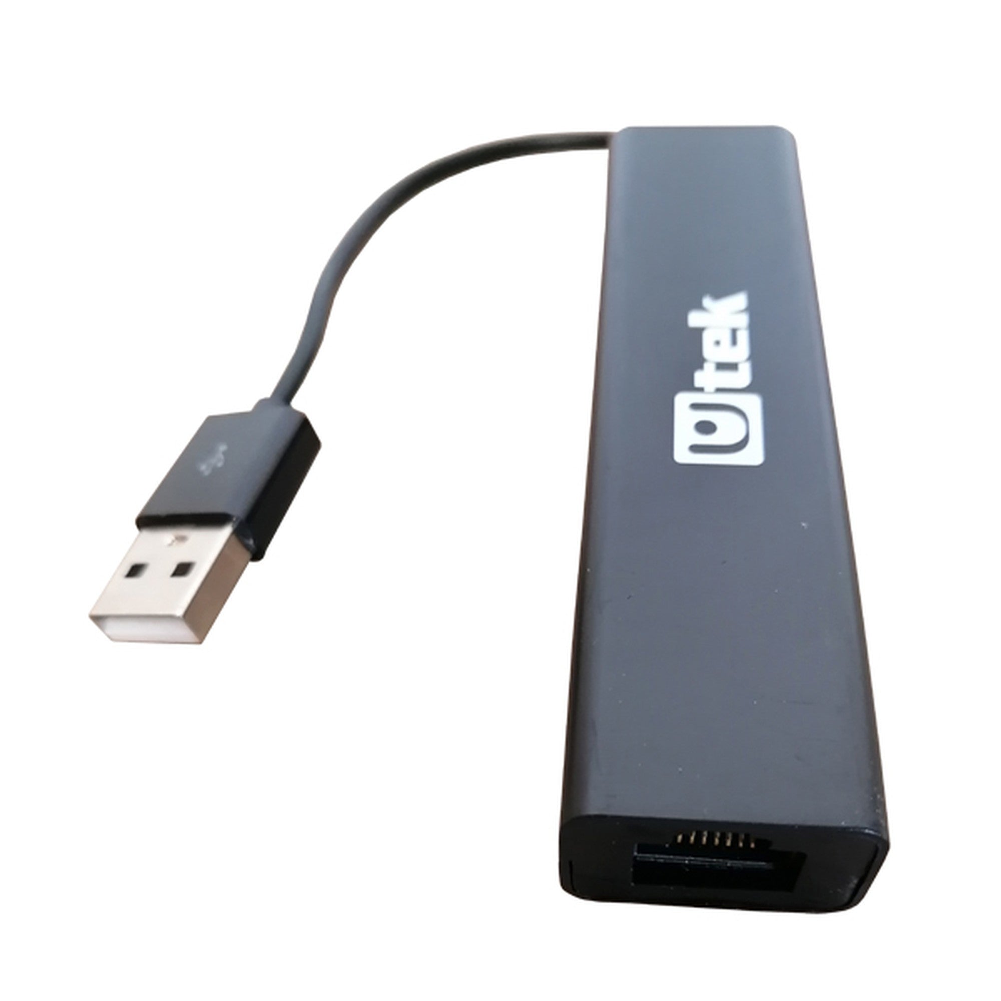 Adaptador USB 2.0 a RJ45 con Hub 3 Puertos LAN Ethernet