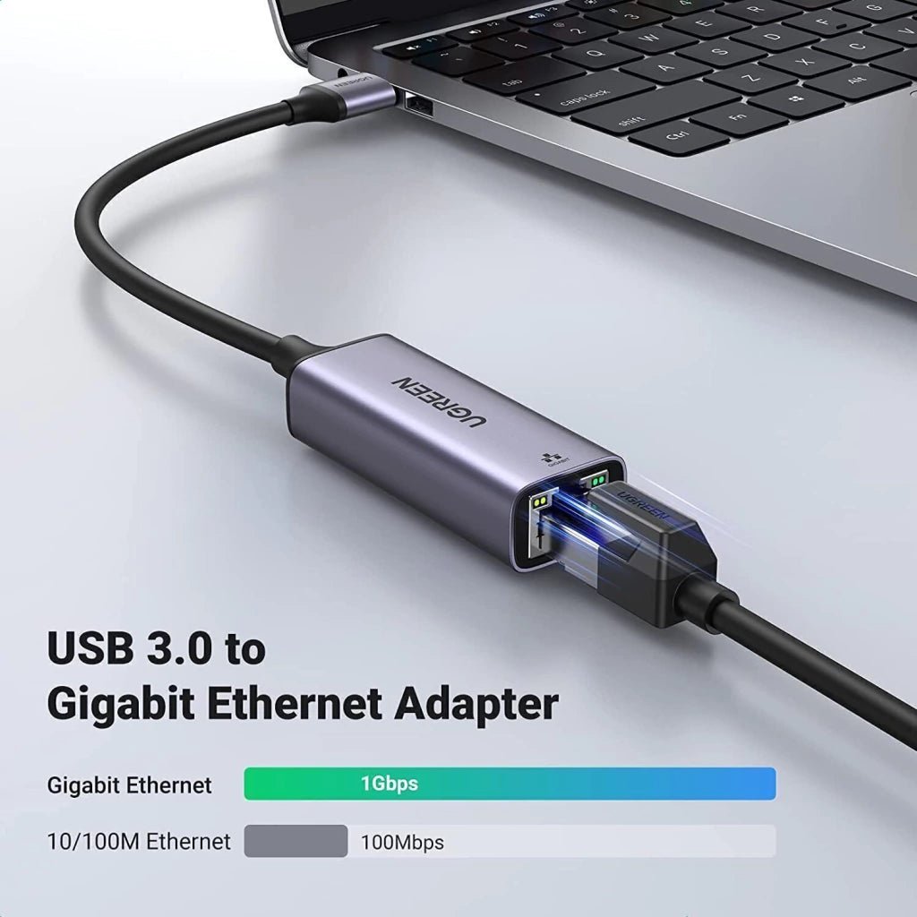 Adaptador USB 3.0 a Ethernet Gigabit Ugreen CM209 Metal