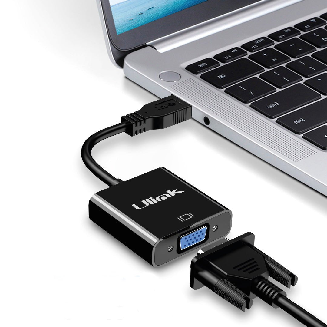 Adaptador USB 3.0 a VGA 1080p Full HD UL-USBVGA3 PC Laptop