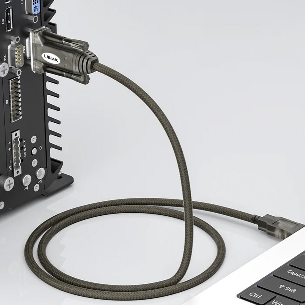 Adaptador USB a Serial DB9 + DB25 Ulink UL - Y105A