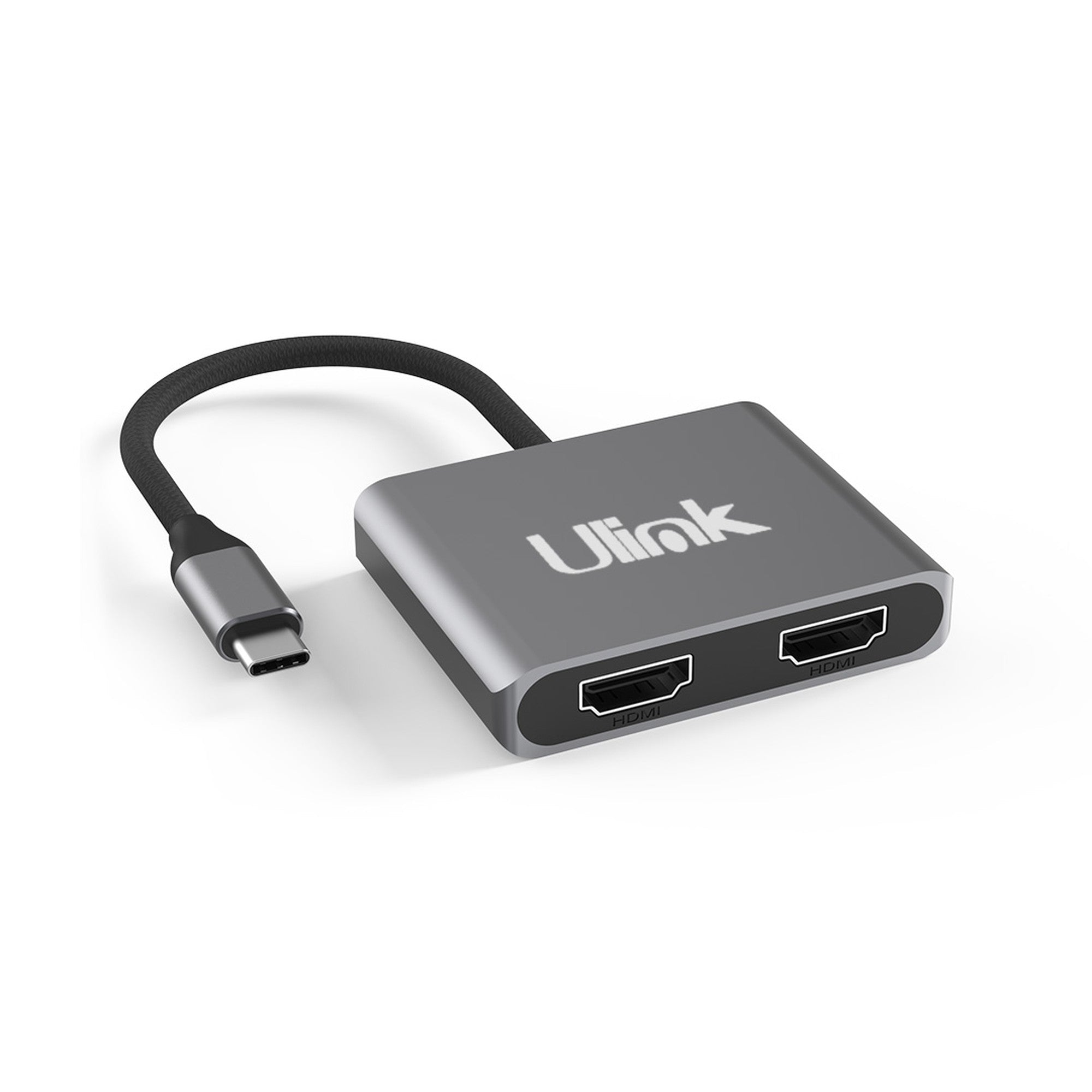 Adaptador USB C a 2 HDMI Material de Aluminio / Calidad