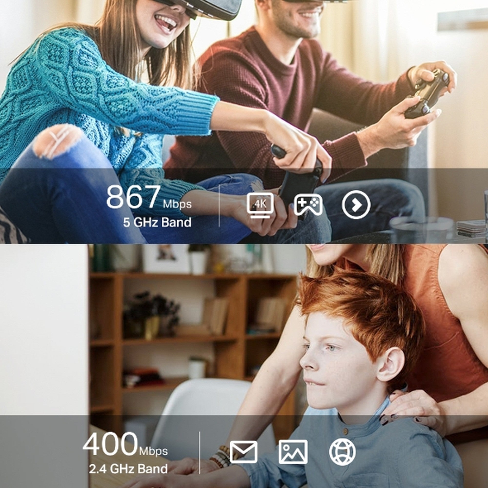 Adaptador USB Nano WIFI Dual Band Archer T3U AC1300