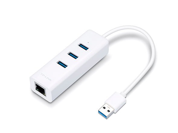 Adaptador USB TP - Link UE330 Hub USB 3.0 + Ethernet