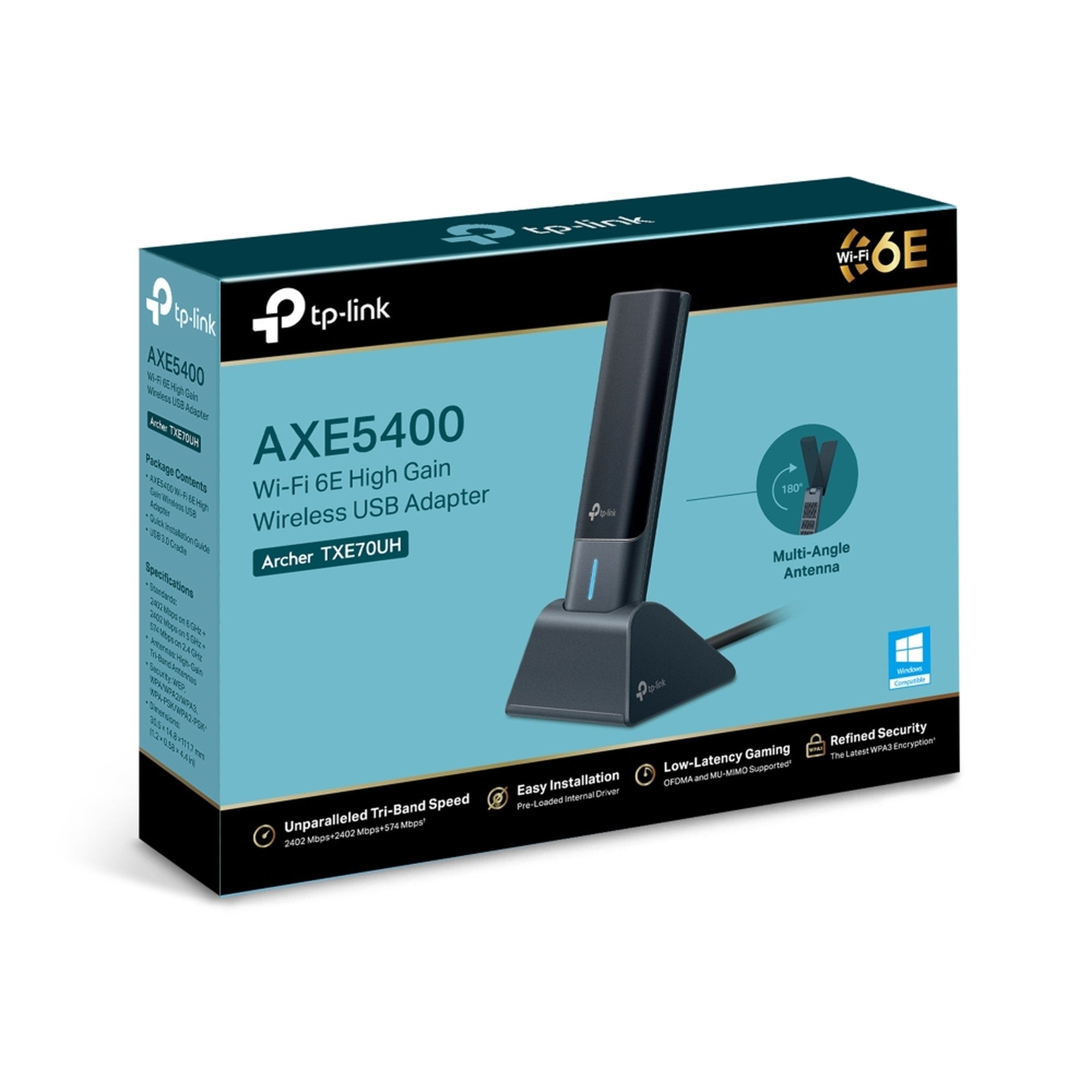 Adaptador USB WiFi 6E de Alta Ganancia Archer TXE70UH