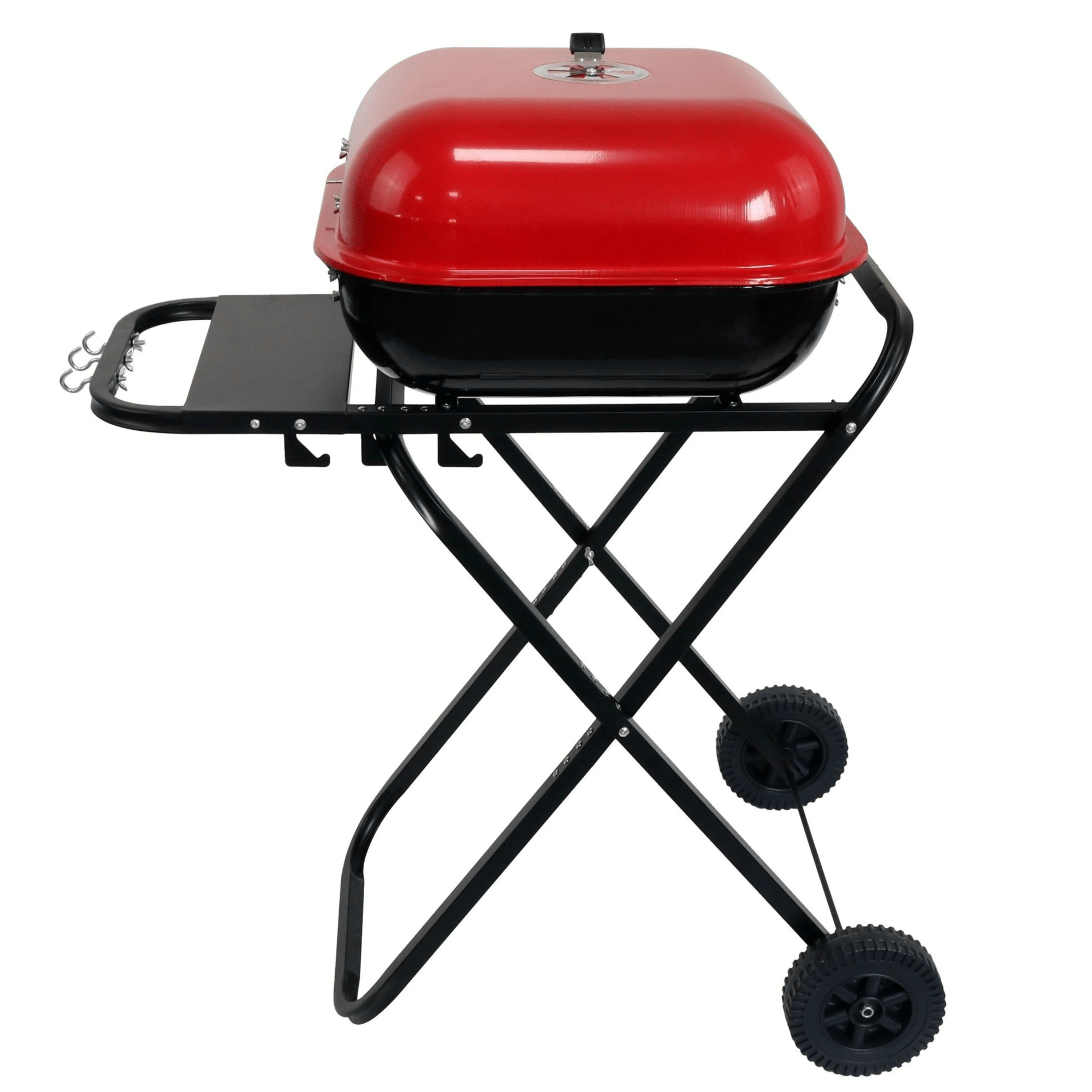 Asador Portátil con Ruedas 47cm Ideal Camping y Terrazas