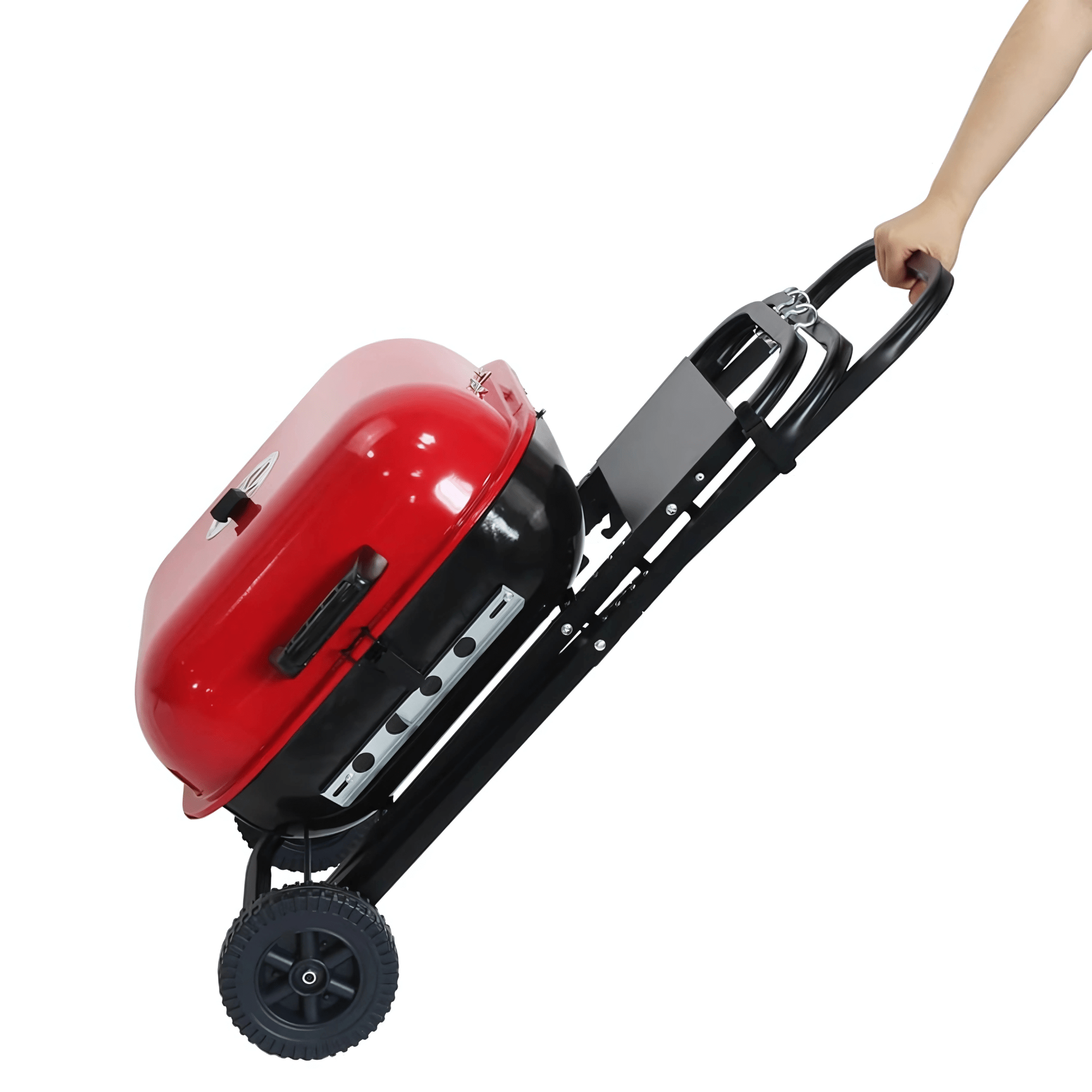 Asador Portátil con Ruedas 47cm Ideal Camping y Terrazas