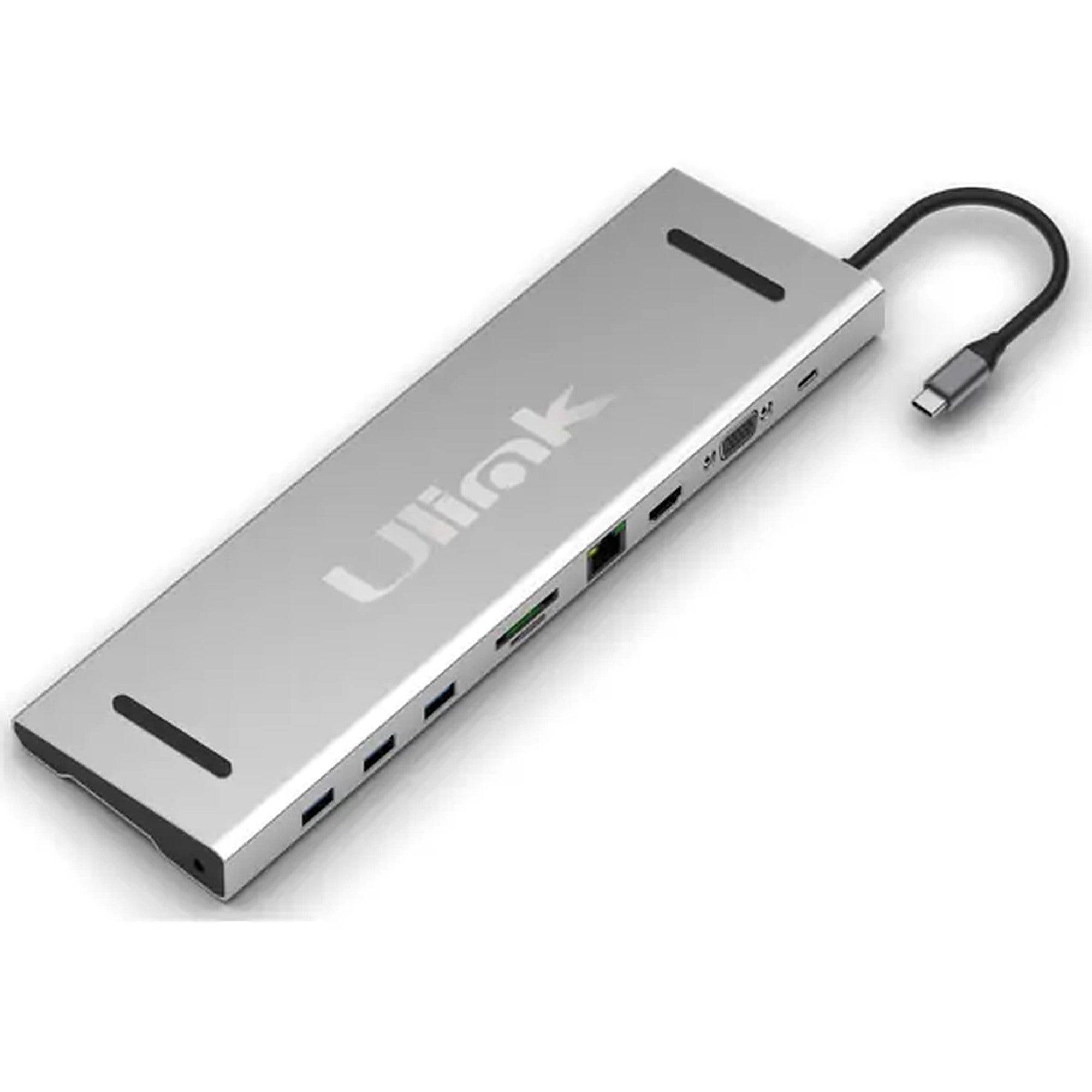 Adaptador Multipuerto USB C 10 en 1 UL-ADC101 Ulink Alta Cal - adaptador multipuerto