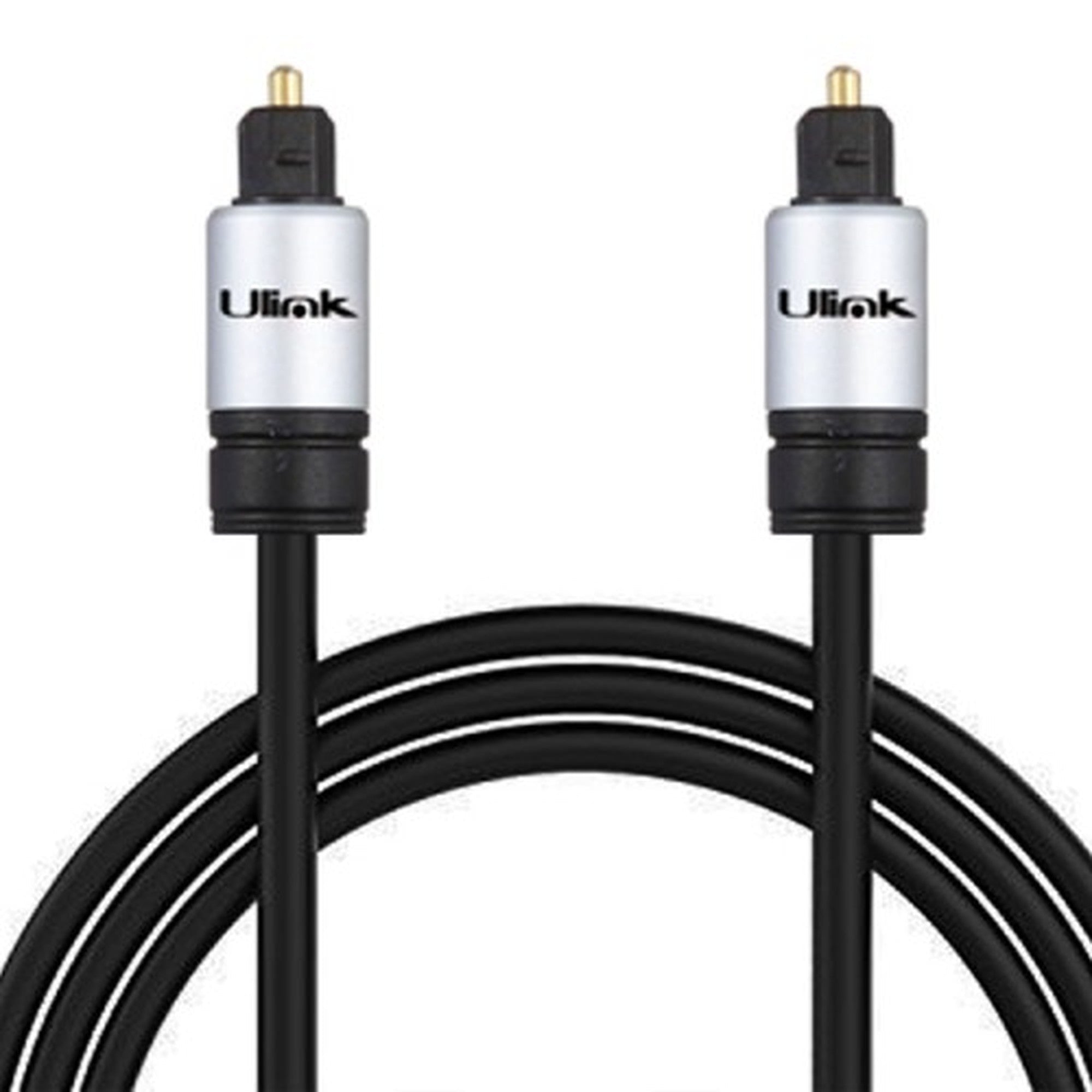 Cable De Audio Optico Digital Toslink Con Conectores Dorados