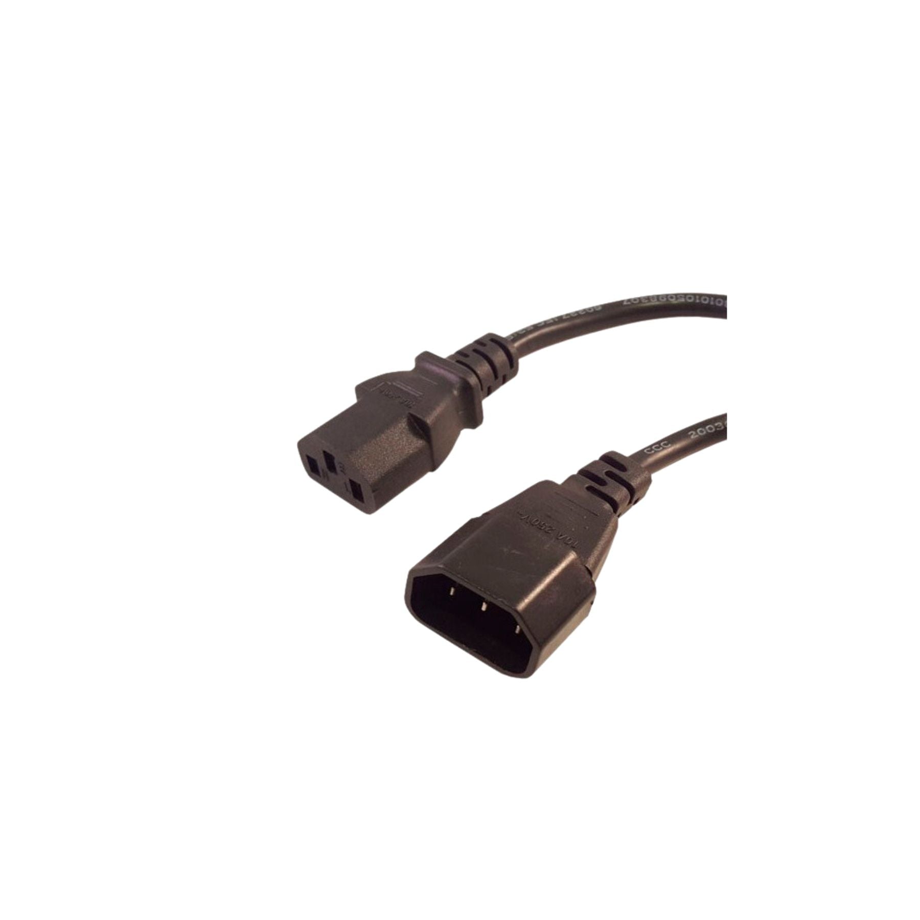 Cable De Poder Para Pc Y Ups Extension 1,8m Conector C13 C14