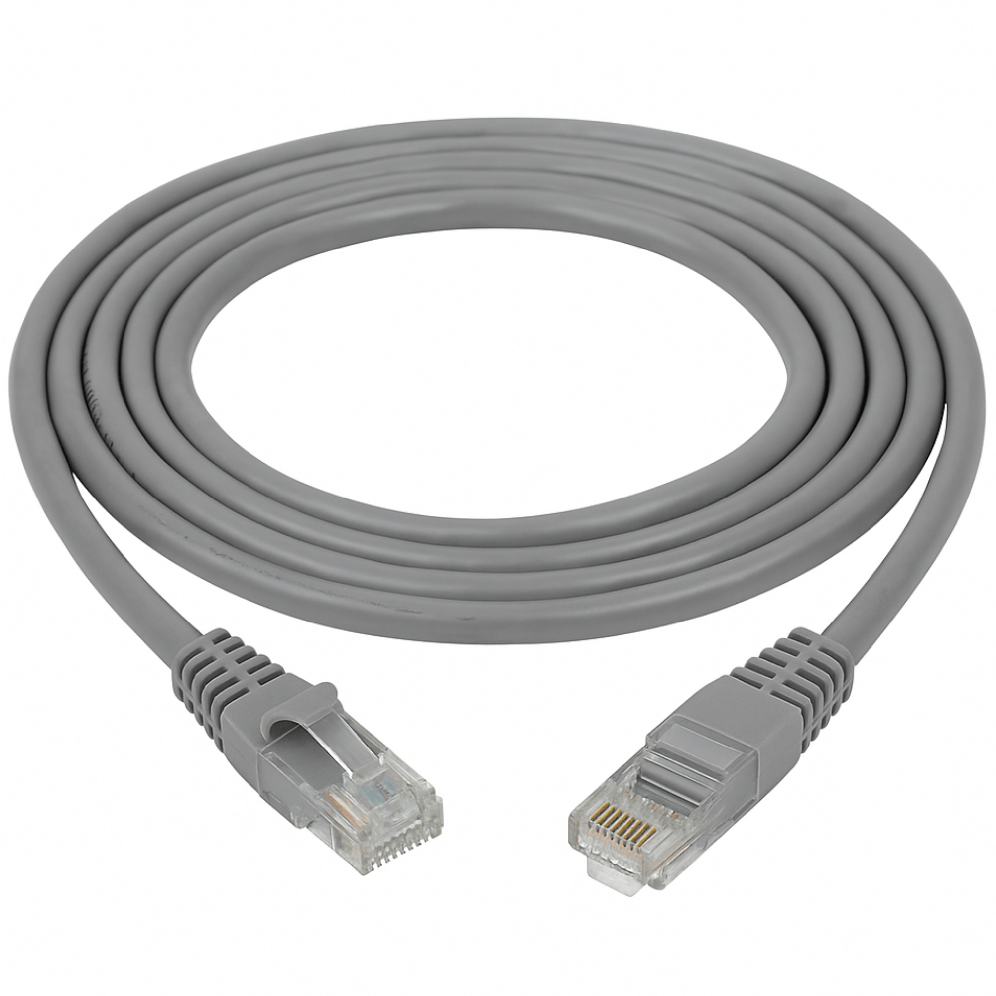 Cable de Red 5 Metros Gris Patch Cord Cat6 Certificado Fluke