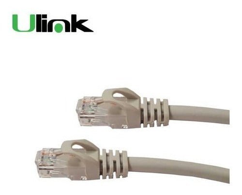 Cable De Red / Patch Cord Certificado Cat6 25 Mts Gris