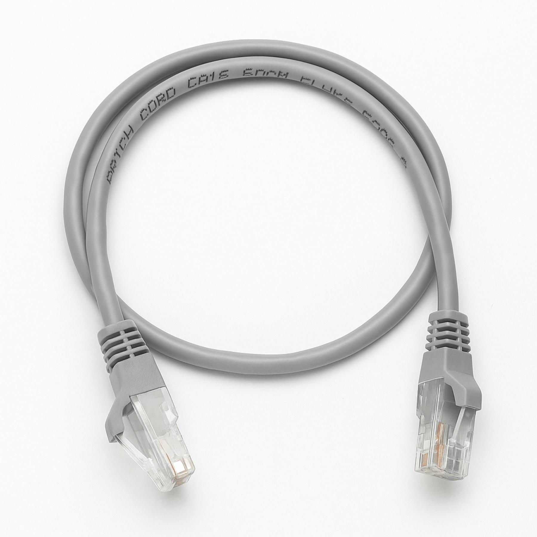 Cable De Red / Patch Cord Certificado Cat6 50cm Gris