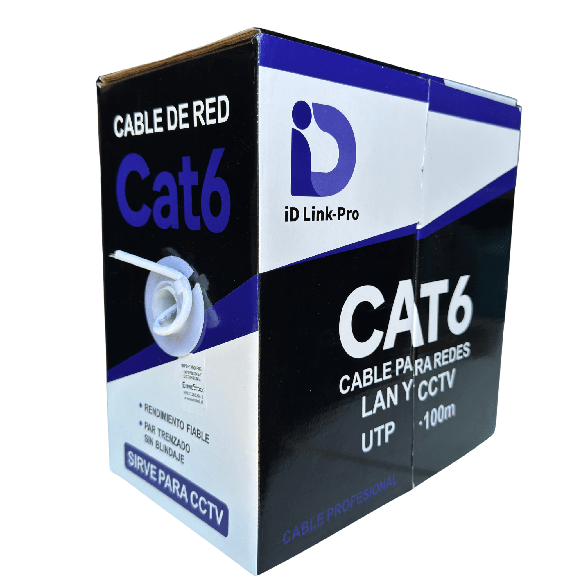 Cable de Red UTP Cat6 100 Metros 23 AWG 0,52 mm CCA