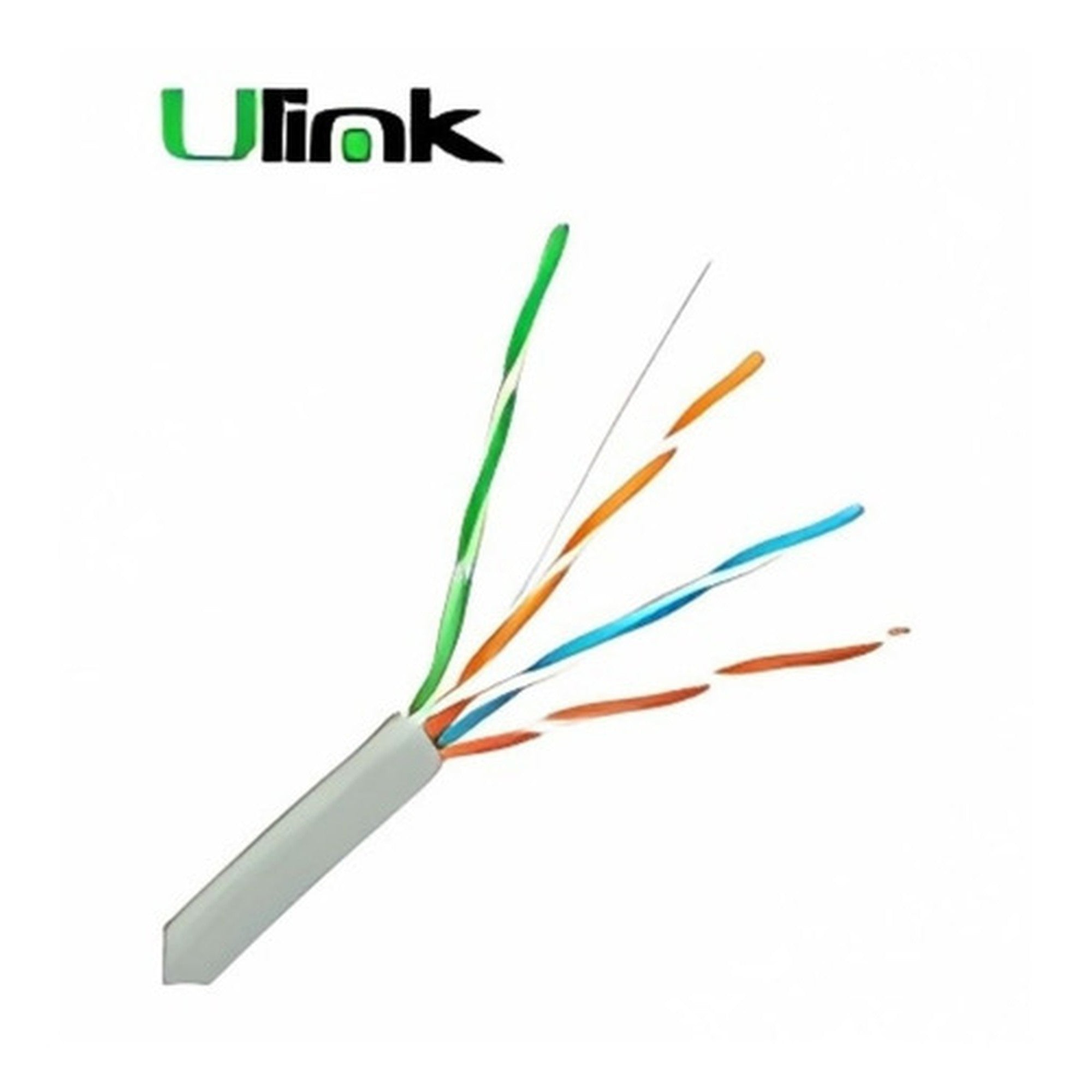 Cable de Red UTP Cat6 100m 23AWG Gris Ulink
