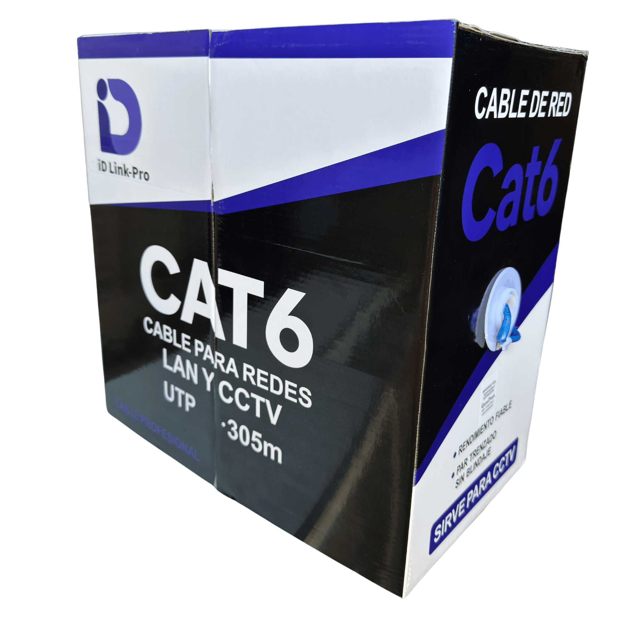 Cable de Red UTP Cat6 305 Metros 23 AWG 0,52mm CCA