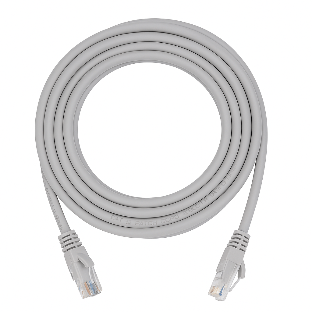 Cable Red Cat6 10m Gris Certificado Fluke Ulink