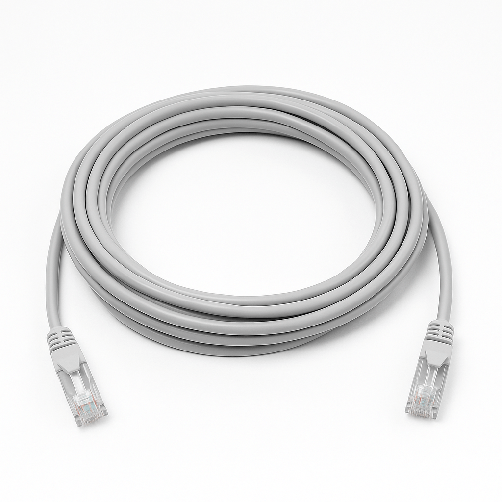 Cable Red Cat6 15m Gris Certificado Fluke Ulink