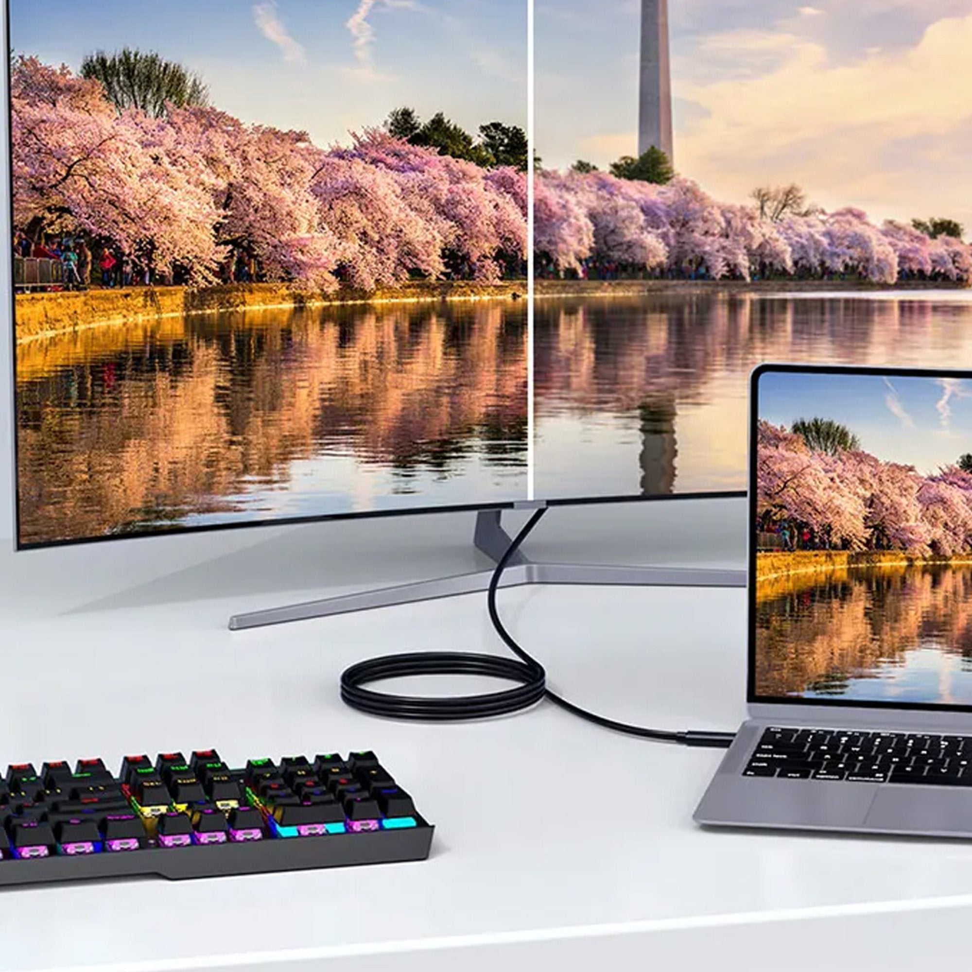 Cable USB C a Displayport 4K 60Hz mod. UL - CDP18