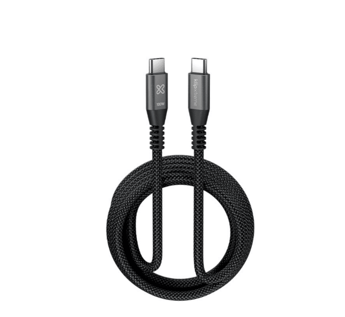 Cable USB - C a USB - C Klip Xtreme PowerGo 550 100W 180c m trenzado