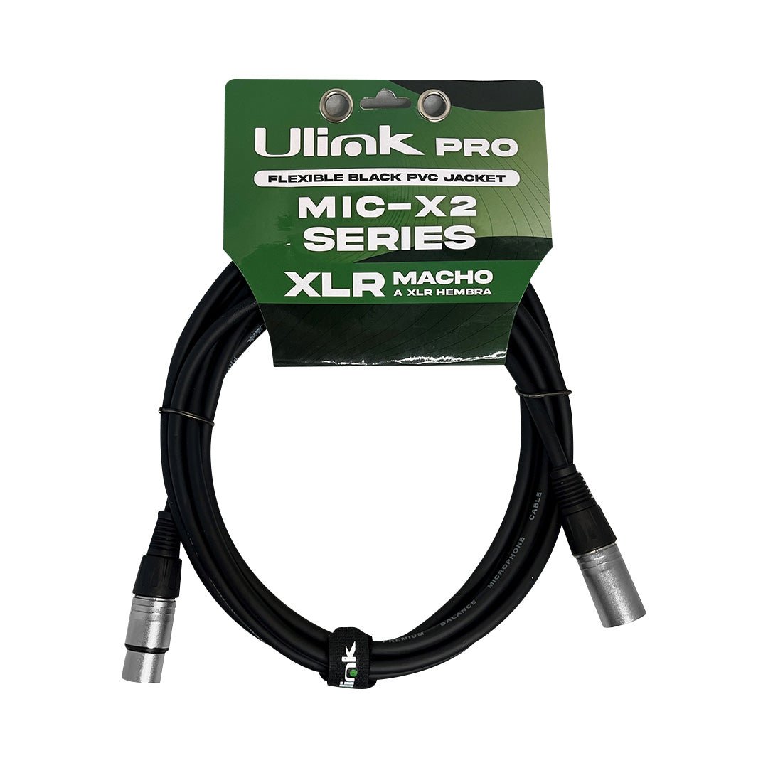 Cable XLR Macho a Hembra 6m Profesional Ulink MIC - X2006