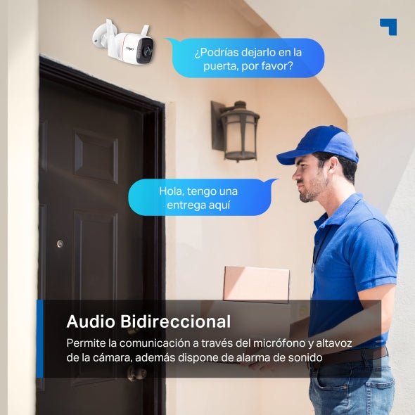Camara Seguridad Exterior WiFi TP-Link Tapo TC65 3MP
