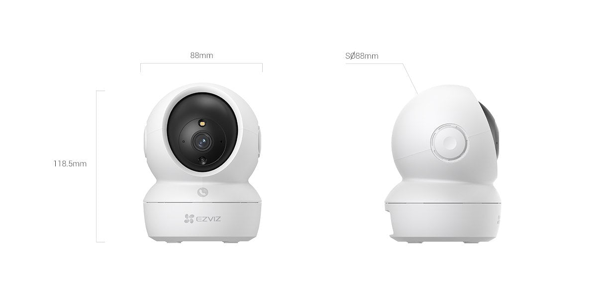 Cámara WiFi EZVIZ H6c Pro 1080p 360° Seguimiento Inteligente