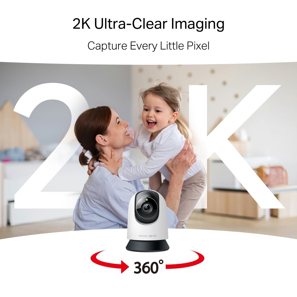 Cámara Wifi Interior Mercusys MC210 2K Audio MotorizadaMercusysItems Digital Spa – Tecnología, Hogar y Fitness en un solo lugar
