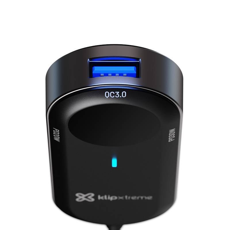 Cargador auto 6 puertos Klip Xtreme PowerCar 100 W