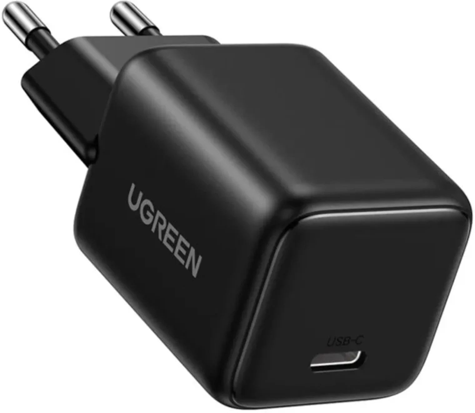 Cargador GaN 20W Ugreen X512 USB-C Rapido Negro