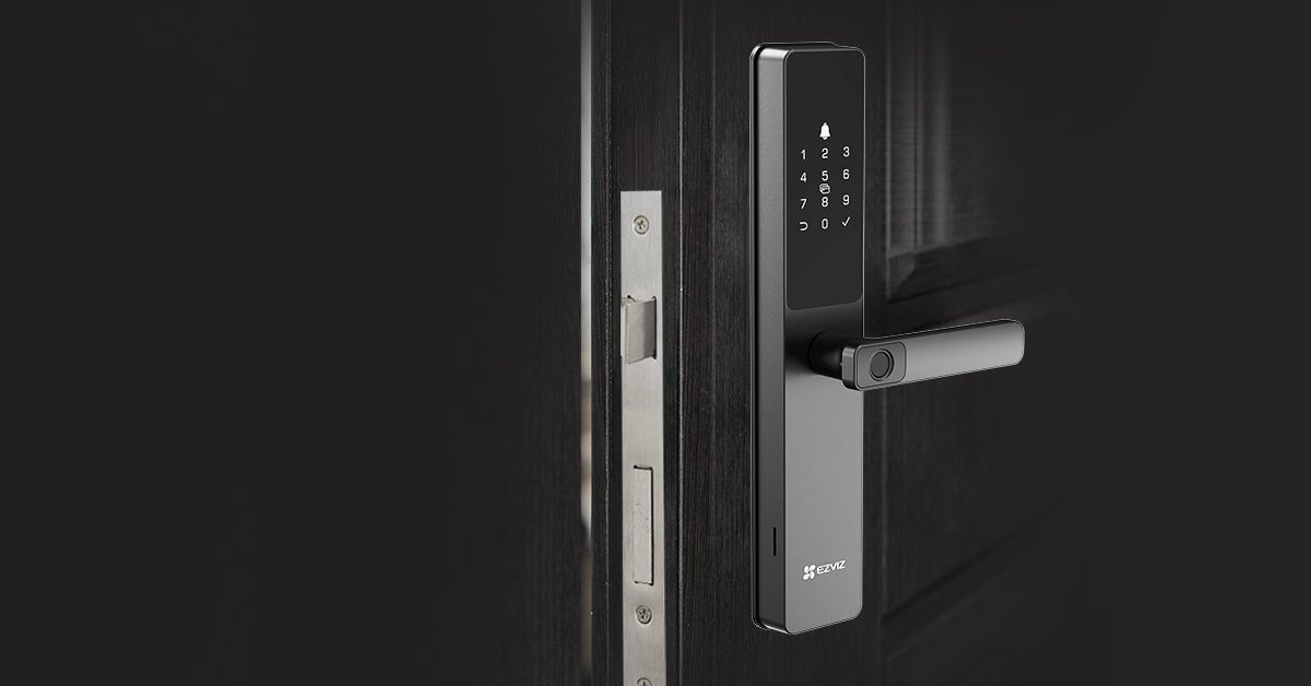 Cerradura Inteligente EZVIZ DL05 Huella WiFi Pin y Teclado Táctil