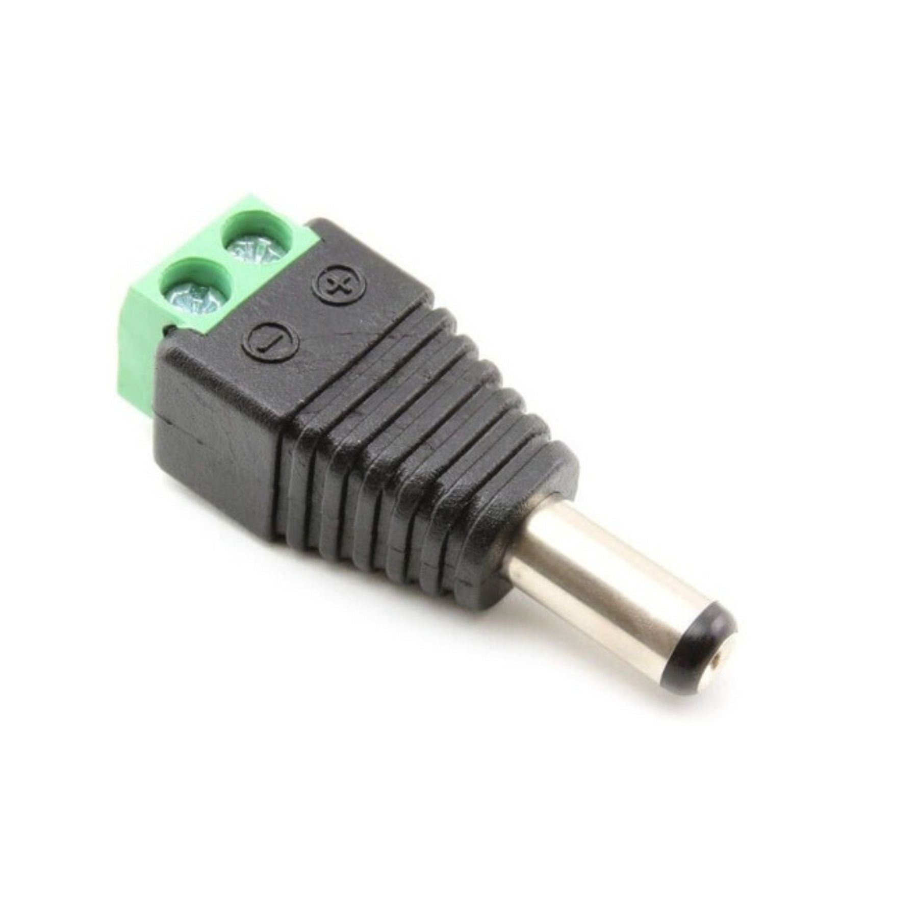 Conector DC Macho 5.5x2.5mm para Alimentación Eléctrica