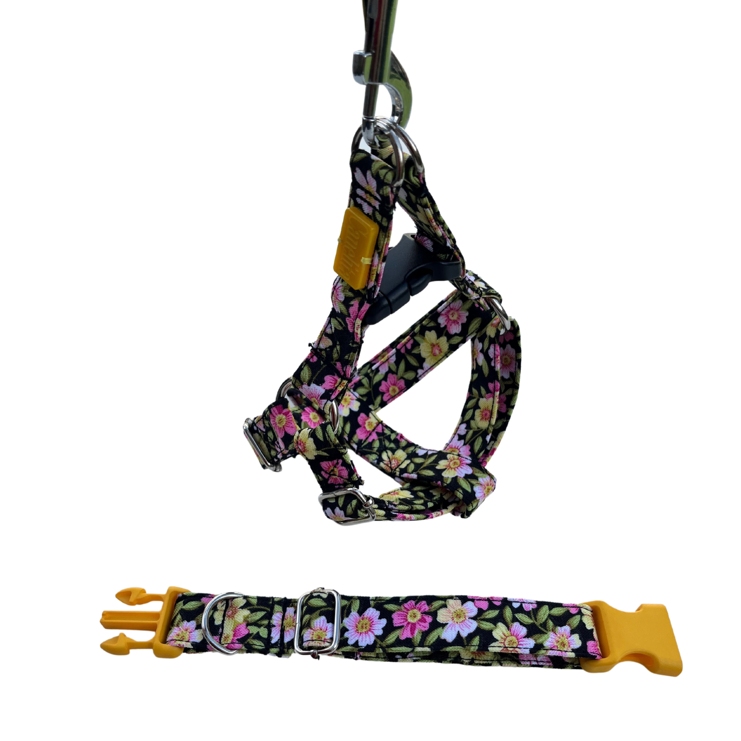 Collar Y Arnes para Mascotas Modelo Primavera - talla modelo