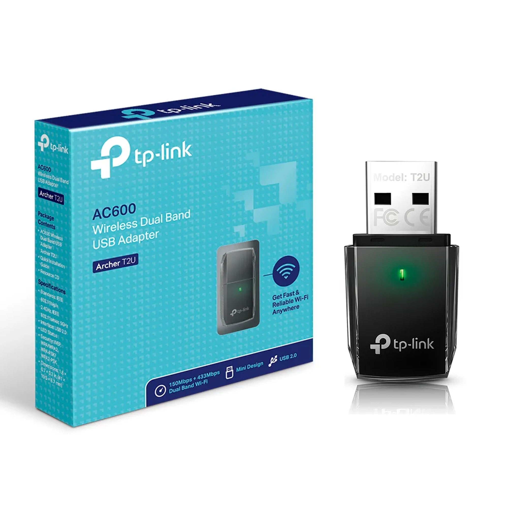 Adaptador USB Wifi Dual Band Archer T2U AC600 - solución perfecta