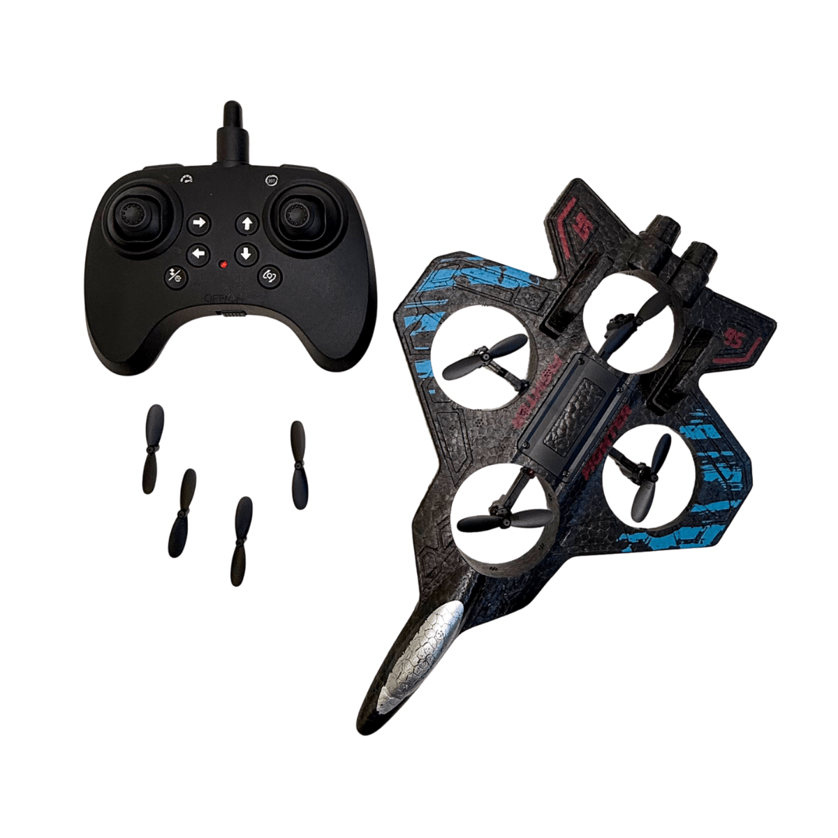 Drone Avión Starfighter con Luces LED y Control Remoto