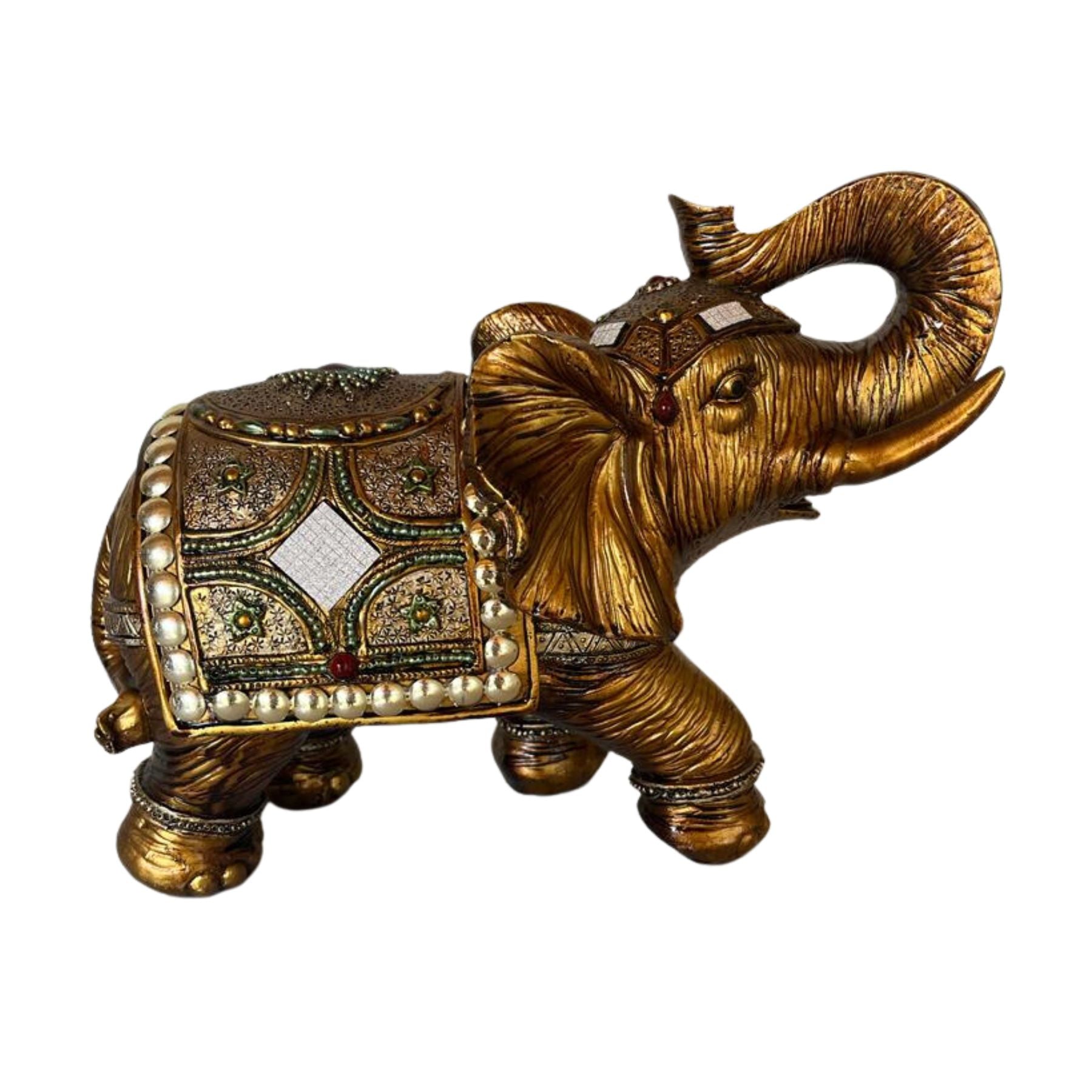 Adorno Ceramica Elefante - jarrón florero