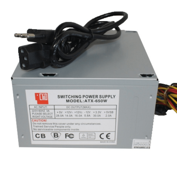 Fuente de Poder ATX para PC 650W Clio - Ítems Digital Spa