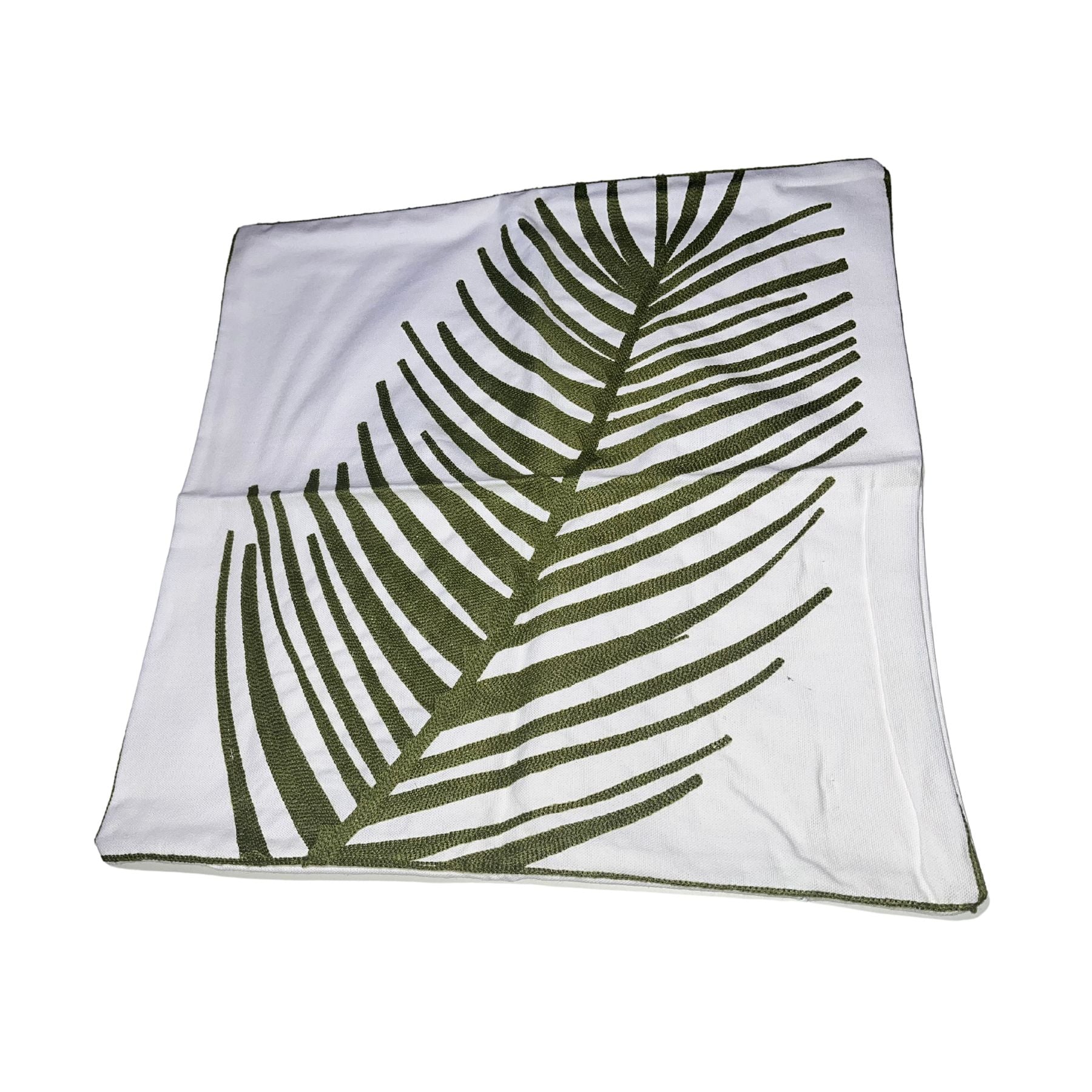 Funda de Cojín Diseño Hoja Tejida 45X45cm - Ítems Digital Spa