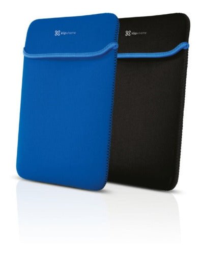 Funda Para Notebook 15.6" Reversible Negro/azul - Ítems Digital Spa