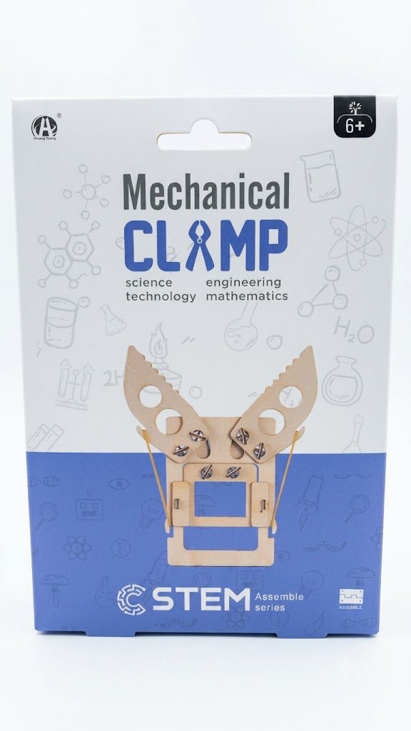 Garra Mecanica de Madera Armable STEM Pinza 3D