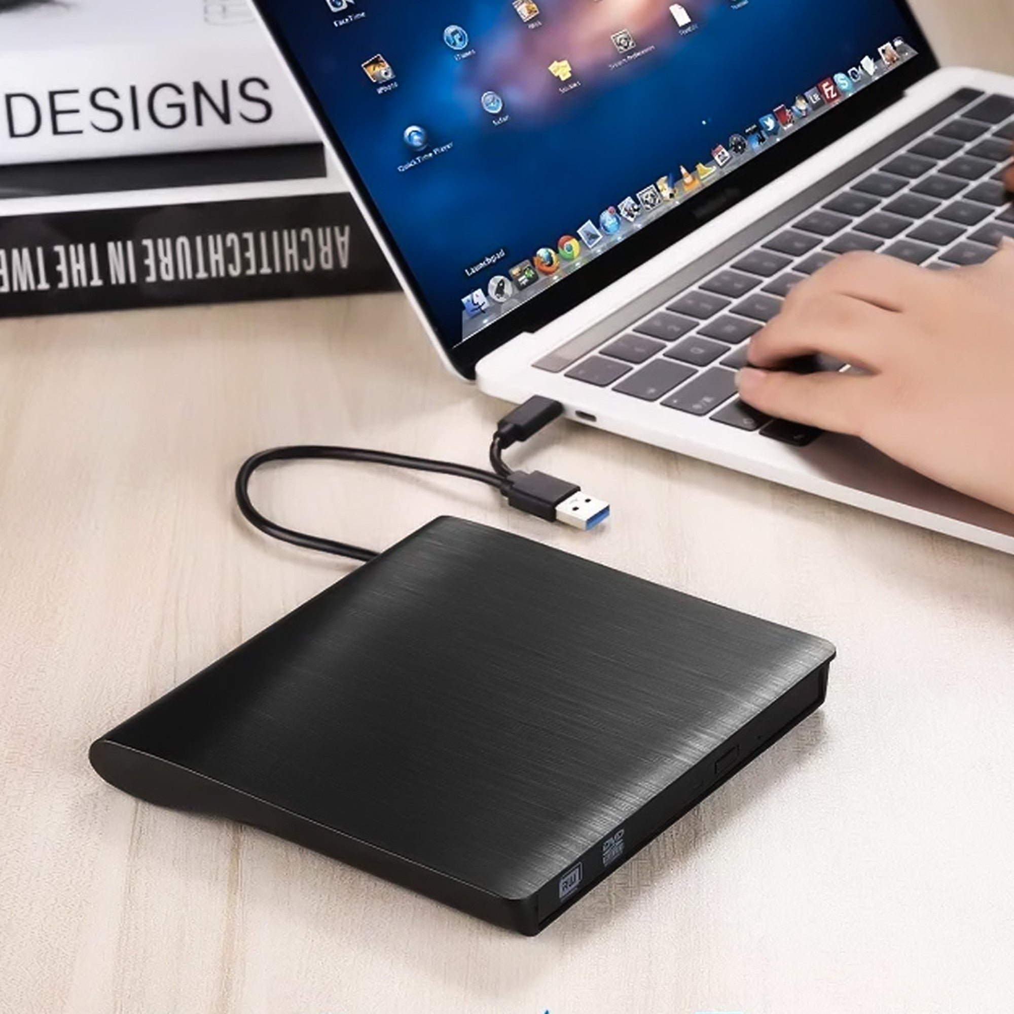 Grabador Externo CD/DVD USB 3.0 y USB - C Unilink UT - RD12XUtekItems Digital Spa – Tecnología, Hogar y Fitness en un solo lugar